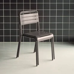 Tuinstoelen metaal (set van 2)