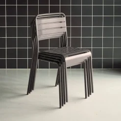 Tuinstoelen metaal (set van 4)