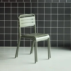 Tuinstoelen metaal (set van 2)
