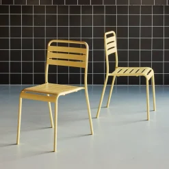 Tuinstoelen metaal (set van 2)