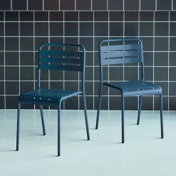 Tuinstoelen metaal (set van 2)