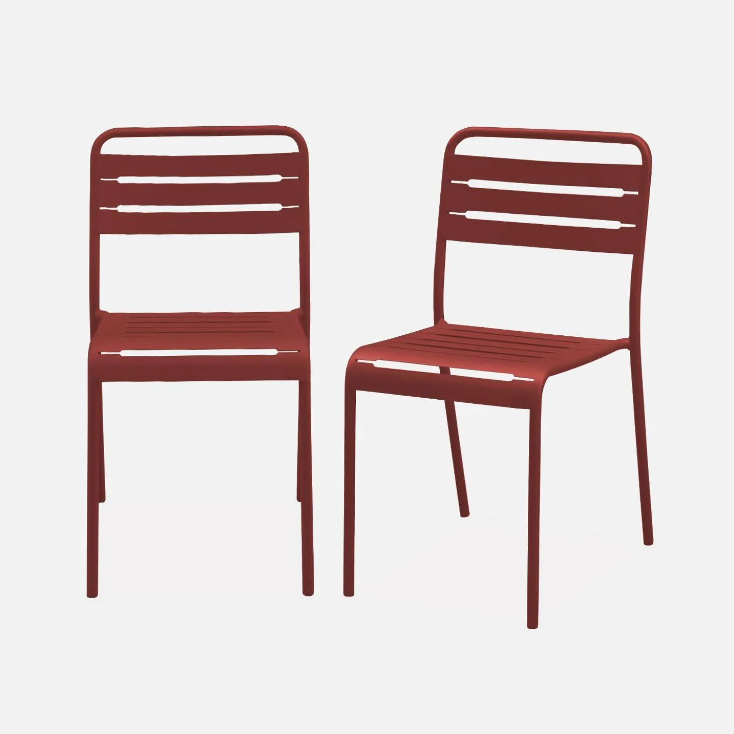 Tuinstoelen metaal (set van 2)