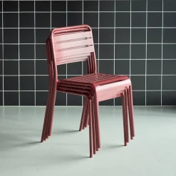 Tuinstoelen metaal (set van 4)