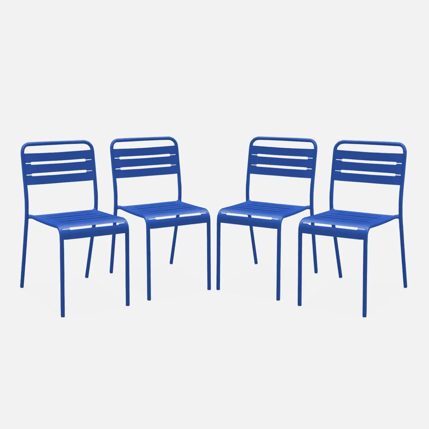 Tuinstoelen metaal (set van 4)