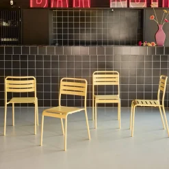Tuinstoelen metaal (set van 4)