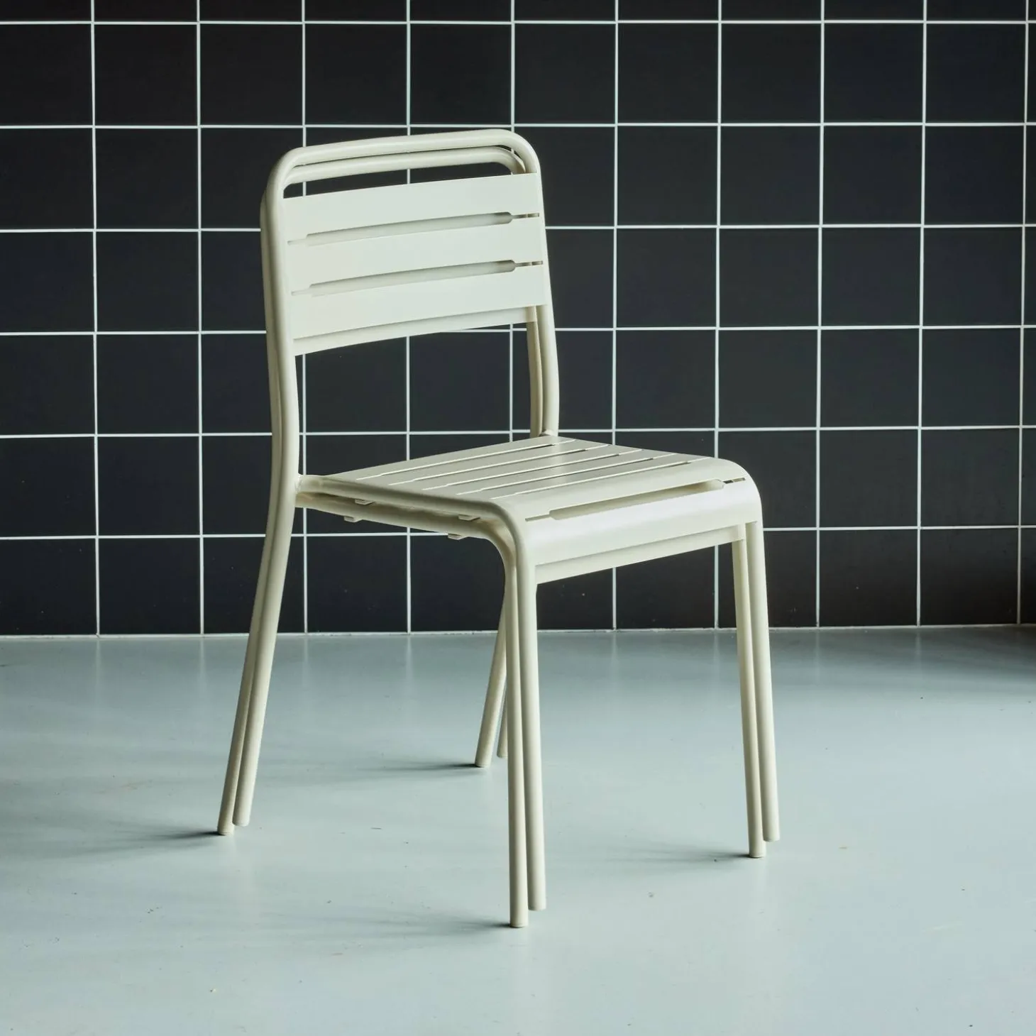 Tuinstoelen metaal (set van 2)