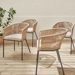 Tuinstoelen, set van 4