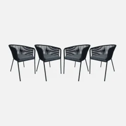 Tuinstoelen, set van 4