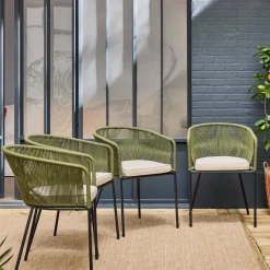 Tuinstoelen, set van 4