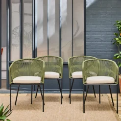 Tuinstoelen, set van 4