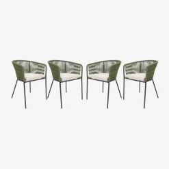 Tuinstoelen, set van 4