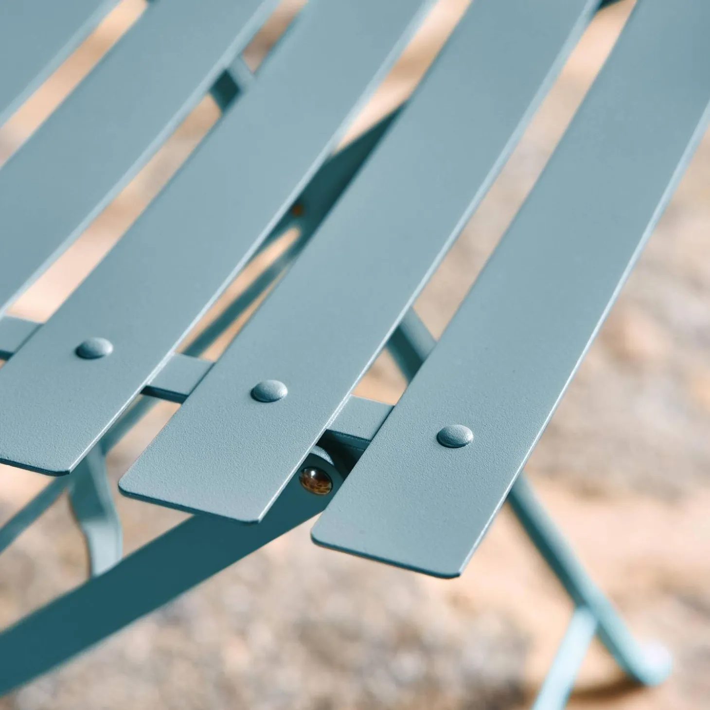 Tuinstoelen van metaal opklapbaar (set van 2)