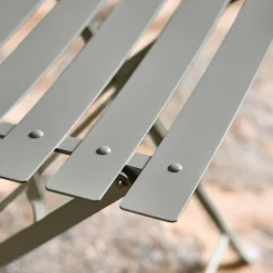 Tuinstoelen van metaal opklapbaar (set van 2)