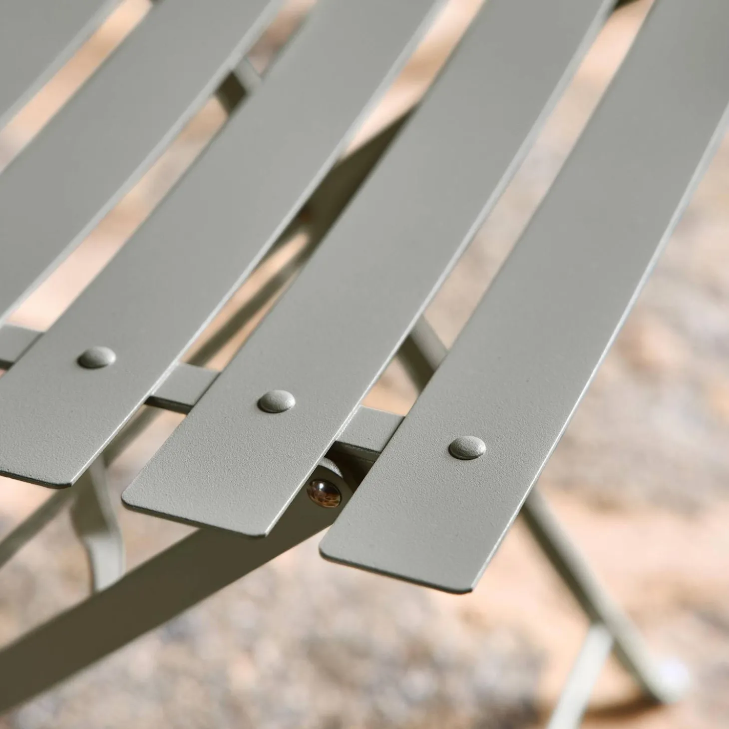 Tuinstoelen van metaal opklapbaar (set van 2)