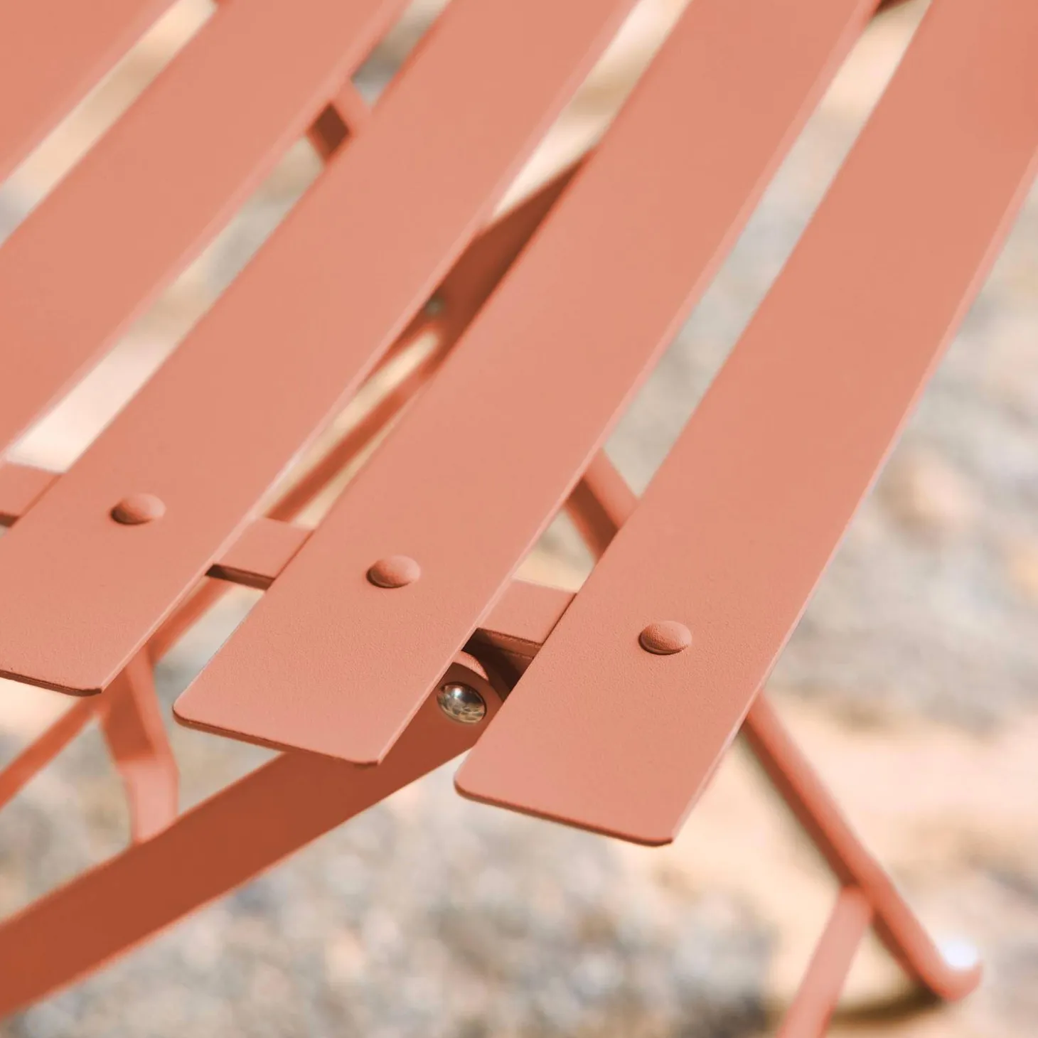 Tuinstoelen van metaal opklapbaar (set van 2)