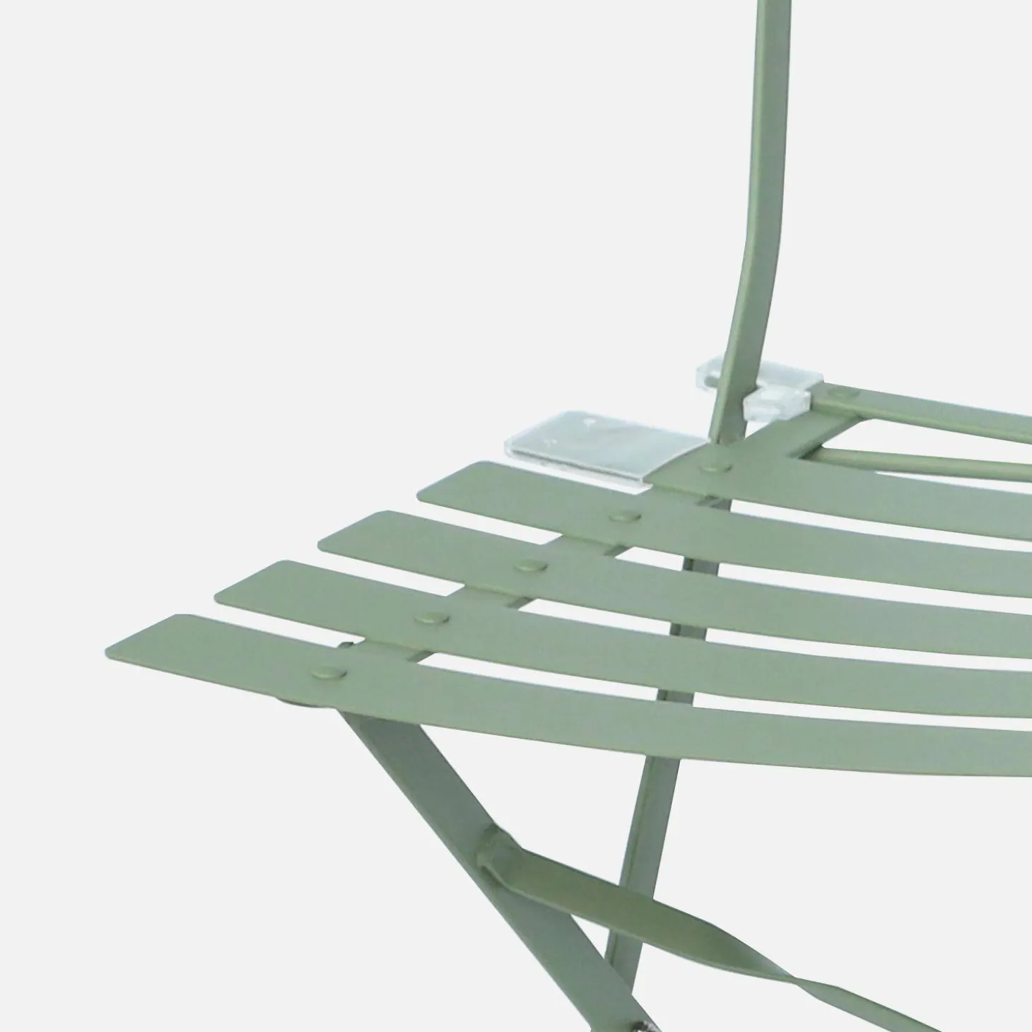 Tuinstoelen van metaal opklapbaar (set van 2)