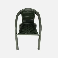 Tuinstoelen van staal en kunststof (set van 4)