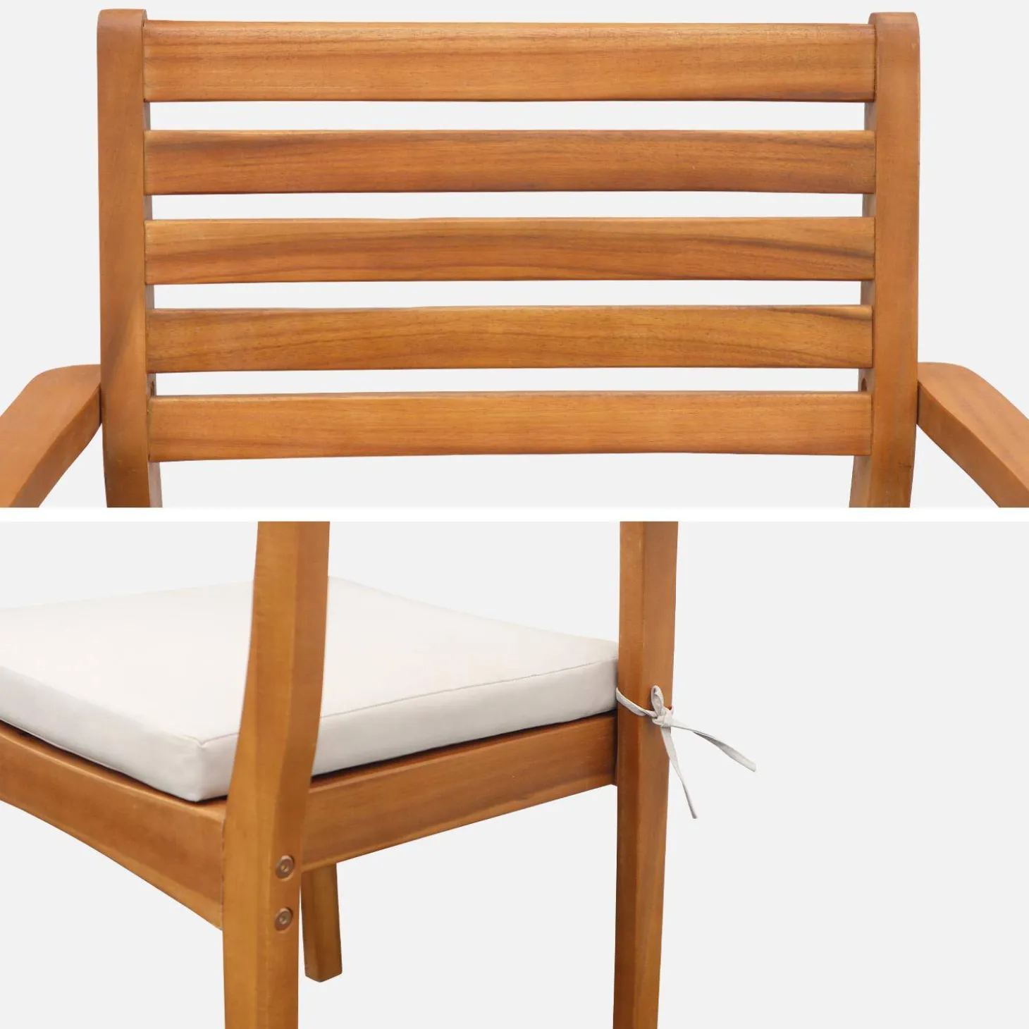 Tuinstoel van acacia hout (set van 4)