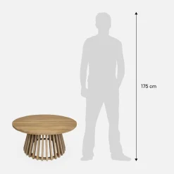 Tuintafel, Ø80cm x H40cm