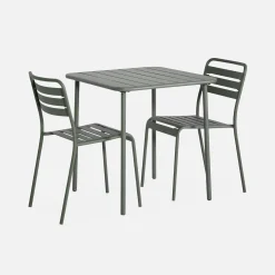 Tuintafel met 2 stoelen