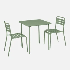 Tuintafel met 2 stoelen