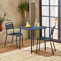 Tuintafel met 2 stoelen