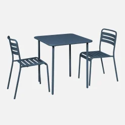 Tuintafel met 2 stoelen
