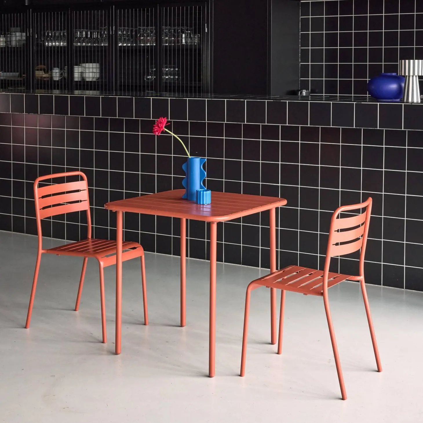 Tuintafel met 2 stoelen