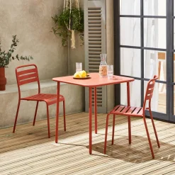 Tuintafel met 2 stoelen