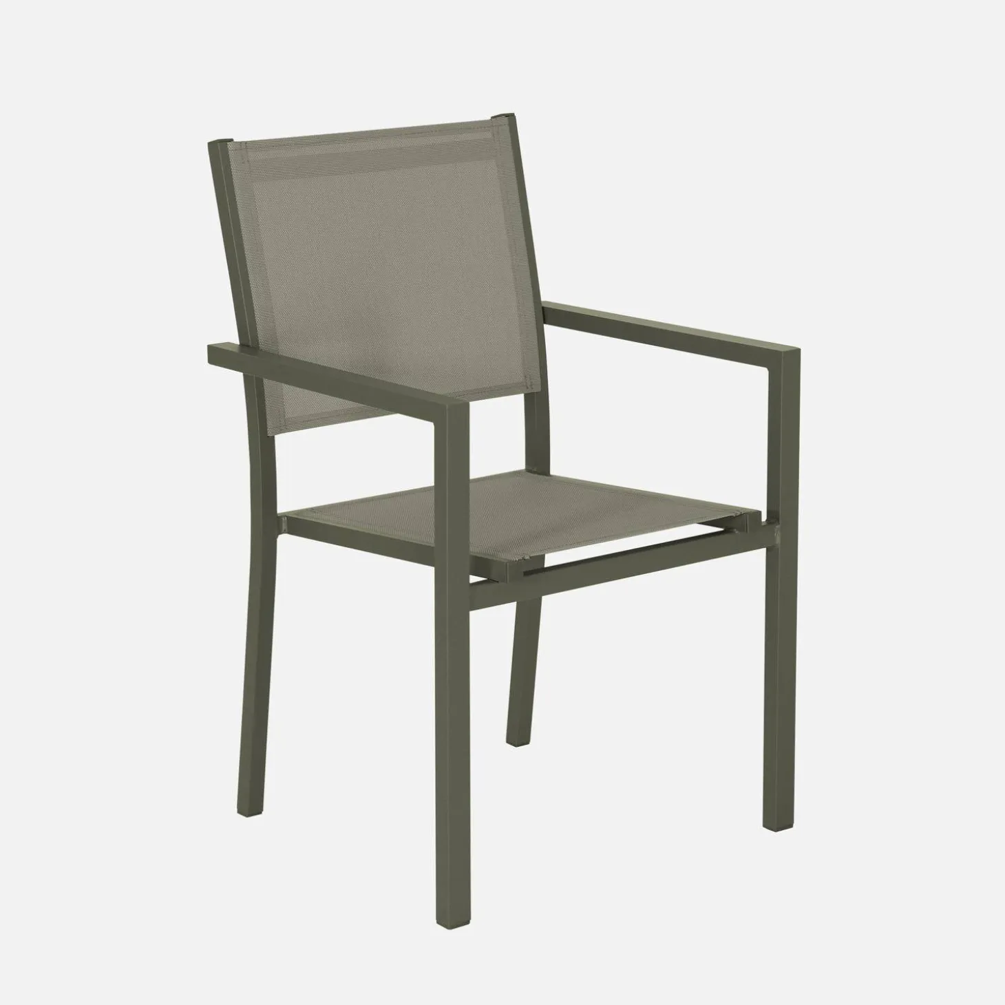 Tuintafel met 6 stoelen aluminium