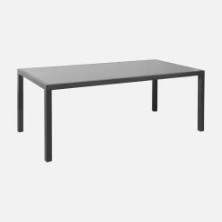 Tuintafel met 8 stoelen aluminium