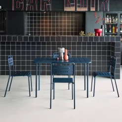 Tuintafel met 4 stoelen metaal