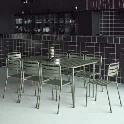 Tuintafel met 8 stoelen metaal