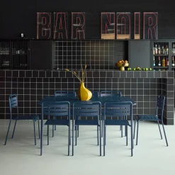 Tuintafel met 8 stoelen metaal