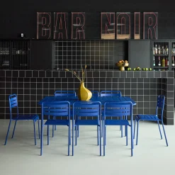 Tuintafel met 8 stoelen metaal