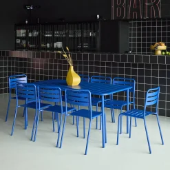 Tuintafel met 8 stoelen metaal
