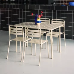 Tuintafel met 4 stoelen metaal