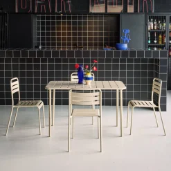 Tuintafel met 4 stoelen metaal