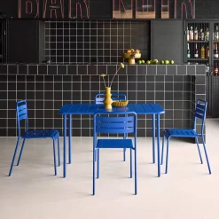 Tuintafel met 4 stoelen metaal