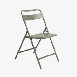 Tuintafel + 4 opklapbare stoelen metaal