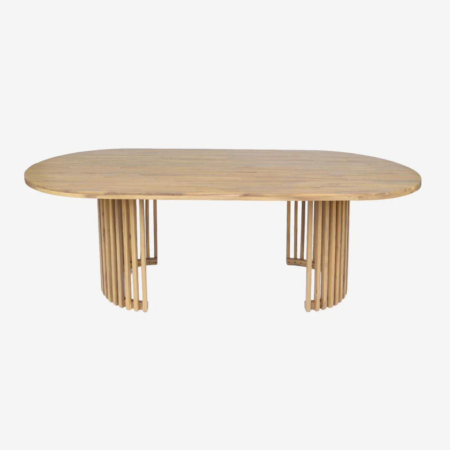 Tuintafel ovaal acaciahout voor 6 personen