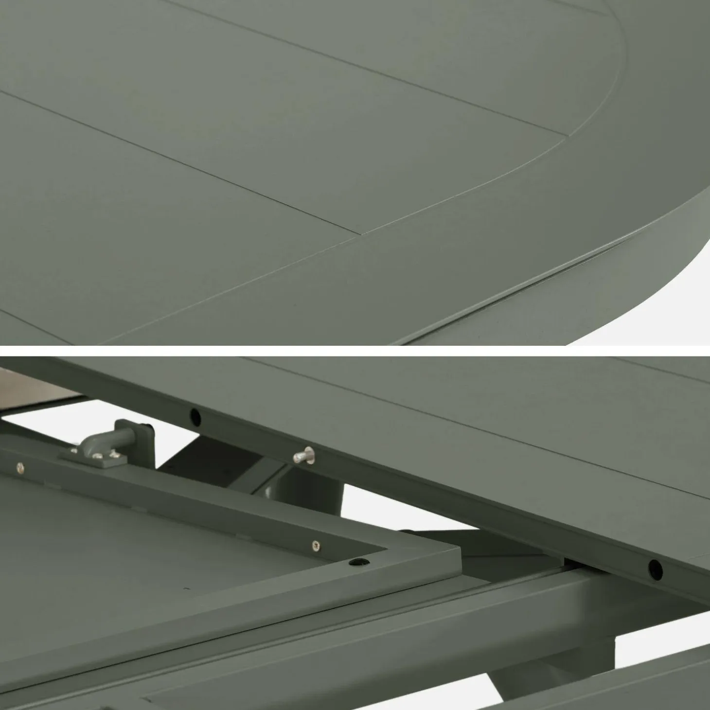 Tuintafel ovaal uitschuifbaar aluminium 10 zitplaatsen