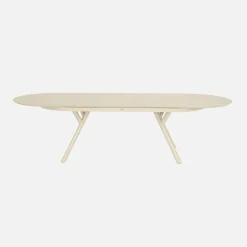 Tuintafel ovaal uitschuifbaar aluminium 10 zitplaatsen