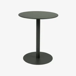 Tuintafel 2-persoons rond bistro van staal