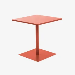 Tuintafel 2-persoons vierkant bistro van staal