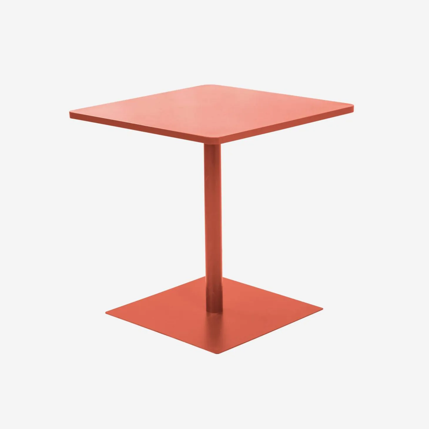 Tuintafel 2-persoons vierkant bistro van staal