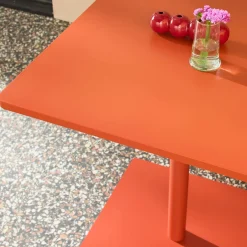 Tuintafel 2-persoons vierkant bistro van staal