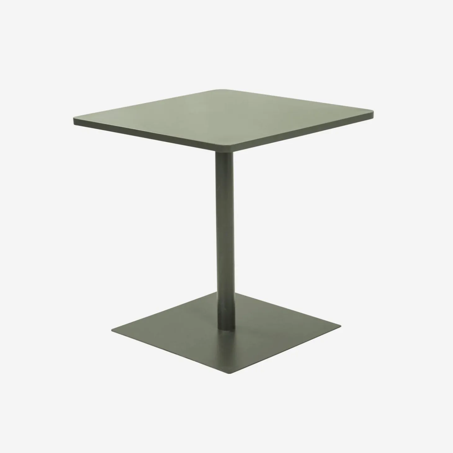 Tuintafel 2-persoons vierkant bistro van staal