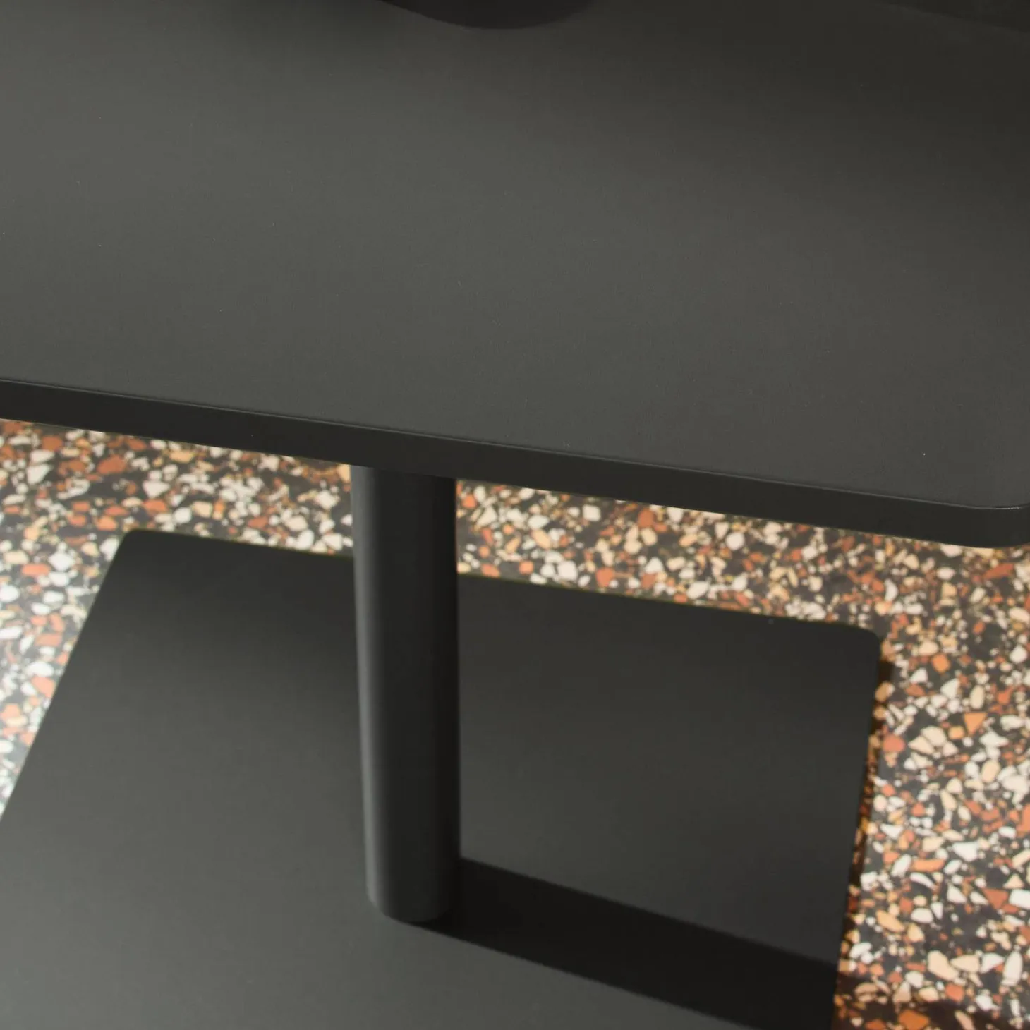 Tuintafel 2-persoons vierkant bistro van staal