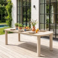 Tuintafel 10 plaatsen aluminium
